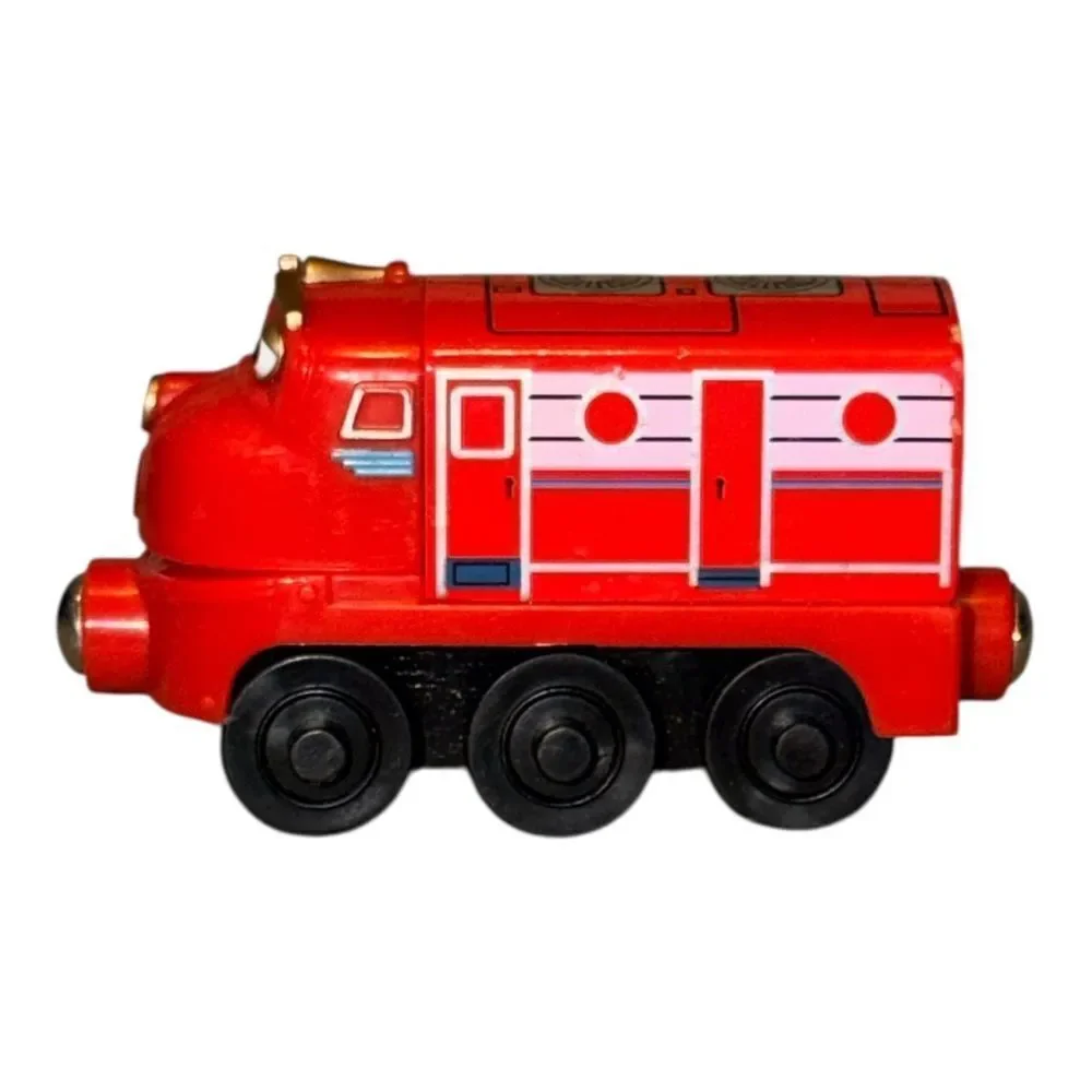 Wilson from Chuggington Tank Steam Engine Train Wooden Railway Red EUC